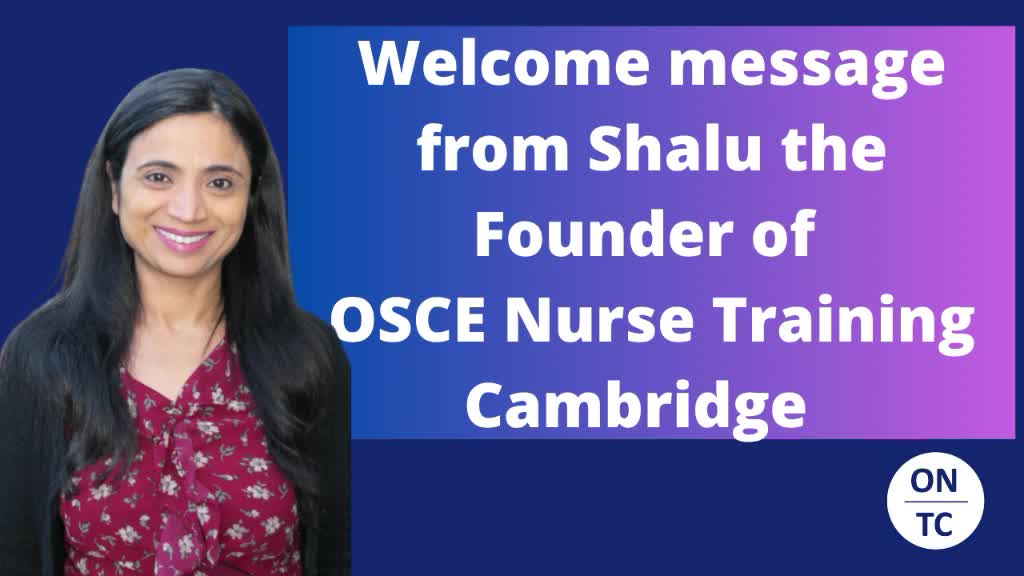Shalu's OSCE success story